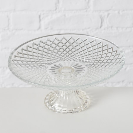 Patera szklana na ciasto RUKA, Ø 20 cm