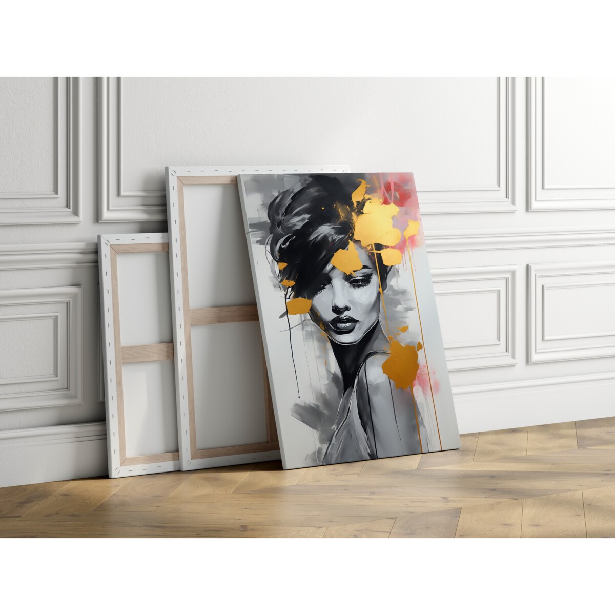 Obraz Elegancki PORTRET Kobiety Na Płótnie 80x120cm