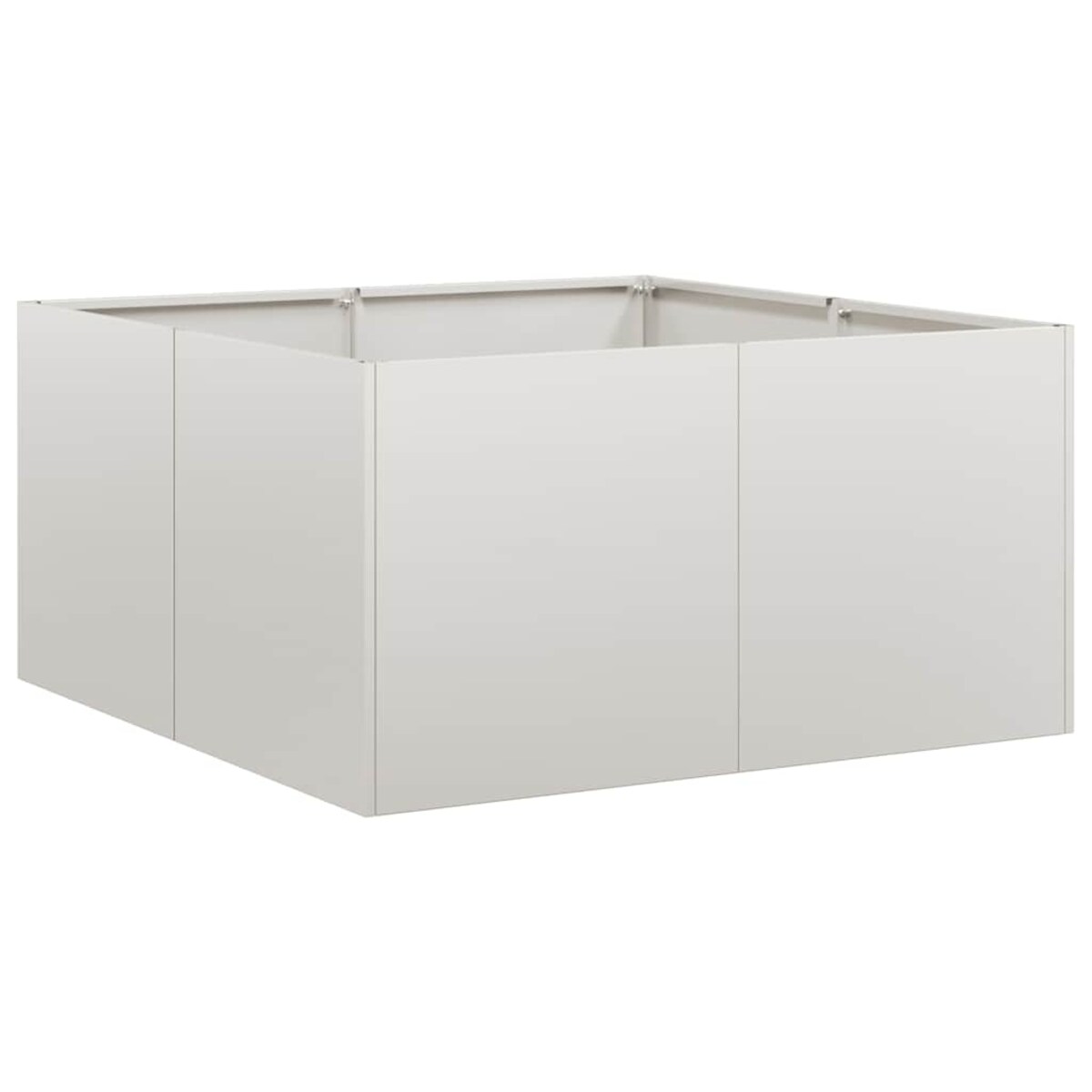 vidaXL Donica, 80x80x40 cm, stal kortenowska