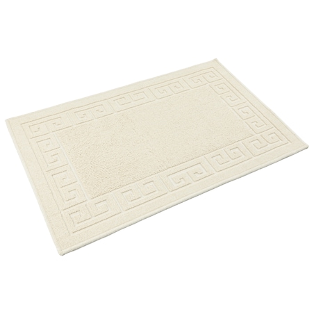 Dywanik łazienkowy Lino 50x80 cm bawełniany grecki beżowy