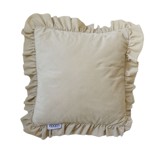 Poszewka Pościel Na Poduszkę Jasiek Z Falbanką 40X40 Jasny Beż