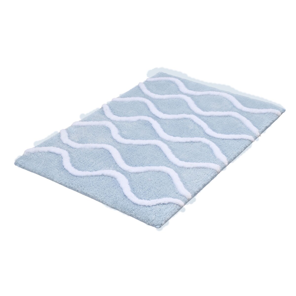 Kleine Wolke Piana Dywanik łazienkowy Steelblue Niebieski 60x 90 cm