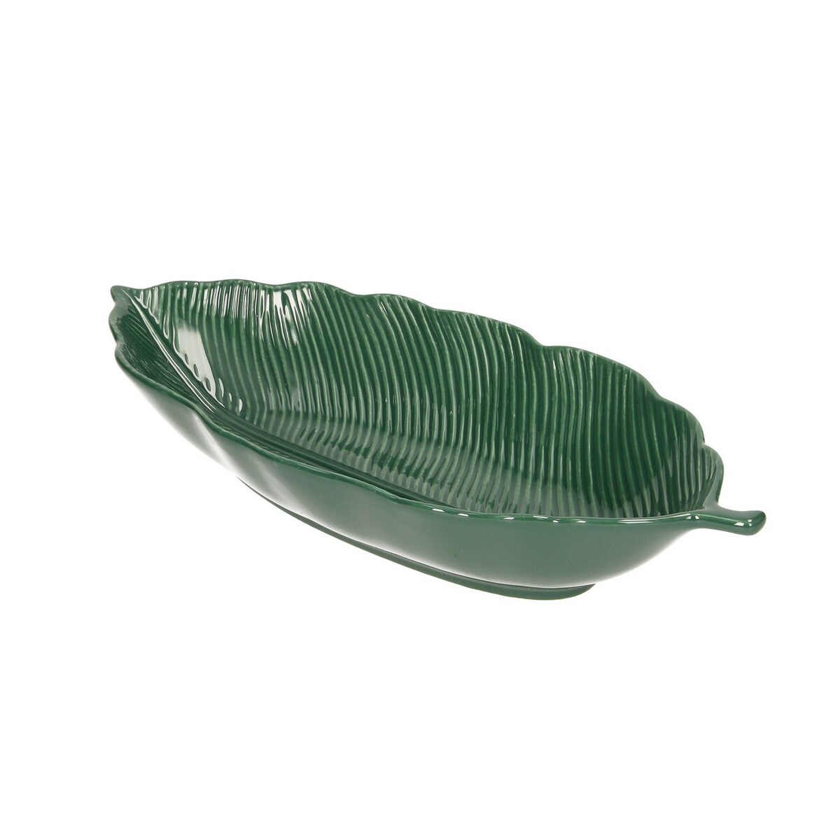 Miska Jungle Leaves green, 30 x 13 x 5 cm