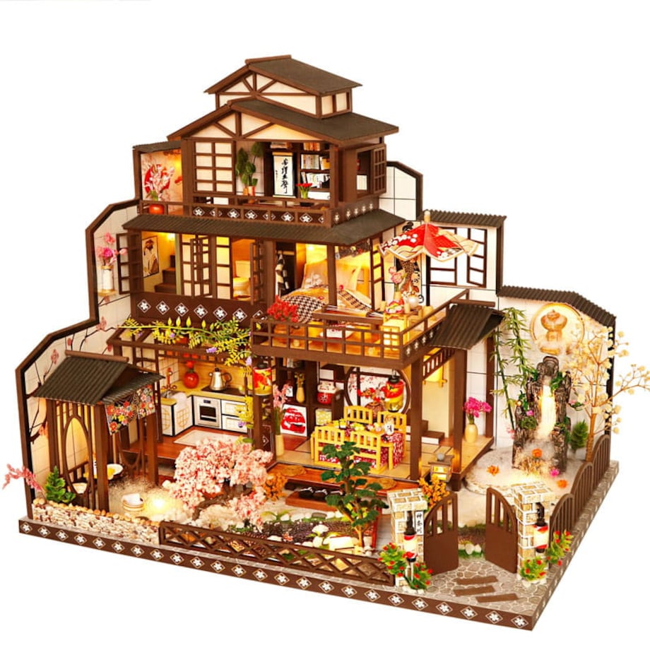 Miniaturowy domek DIY - Pałac Wiecznej Wiosny