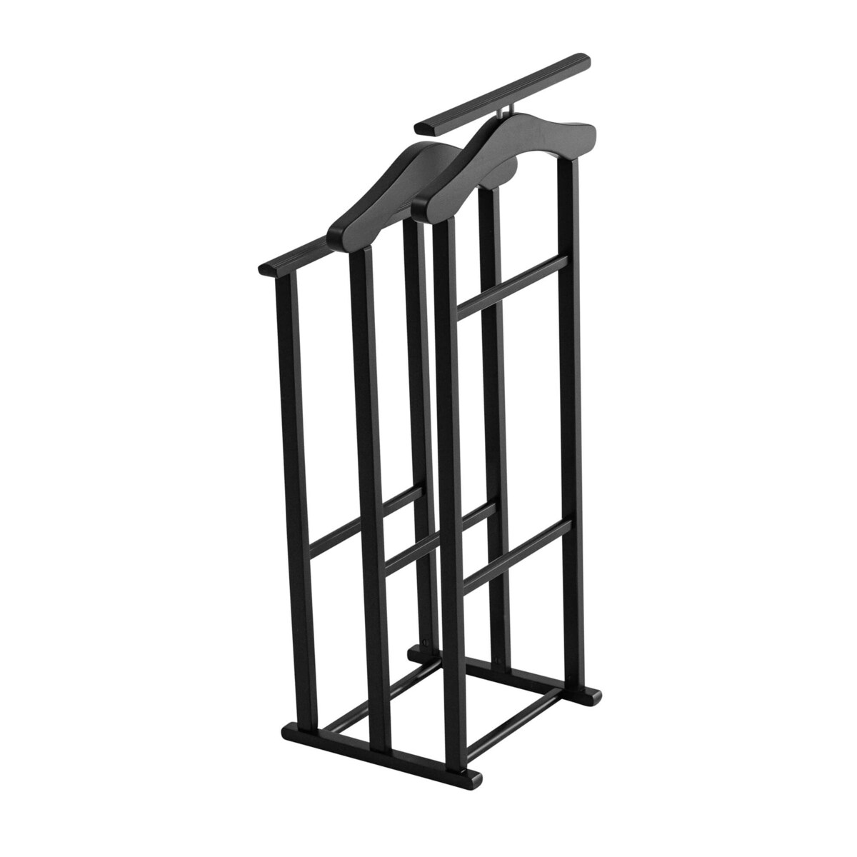 ARREDAMENTI MAXI Stojak na koszule i garnitur - 102 x 35 cm, Czarny