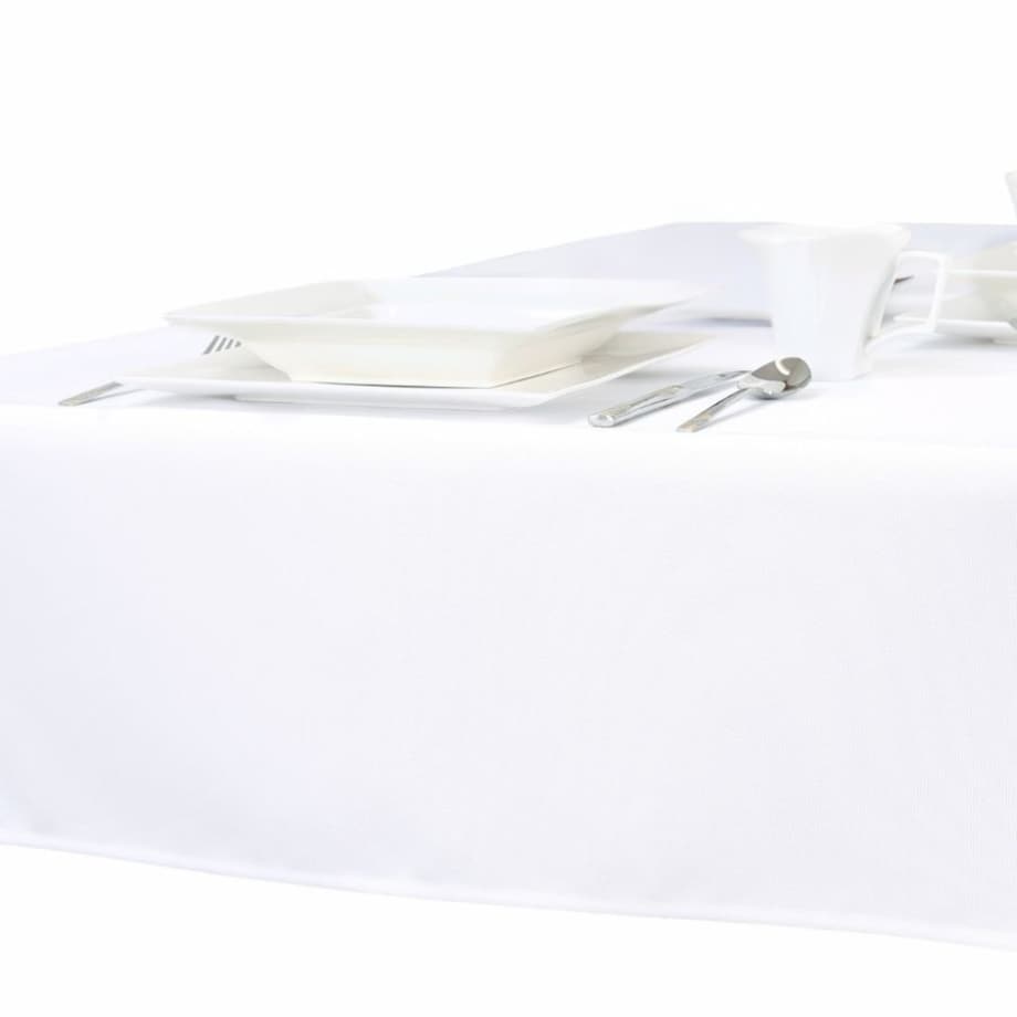 Obrus biały Simon O1 - 130x130 cm - biały
