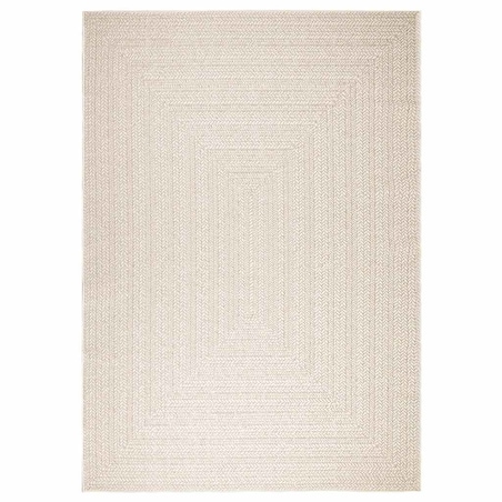 vidaXL Dywan "ZIZUR" Kremowy Wygląd juty Do wewnątrz i na zewnątrz