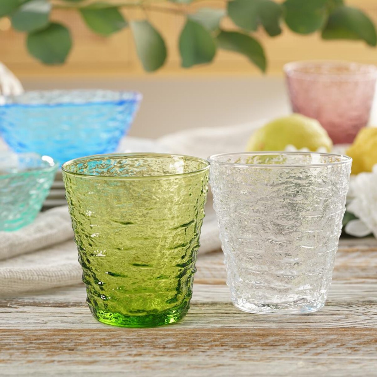 VILLA ITALIA Szklanka zielona 270 ml SELENA