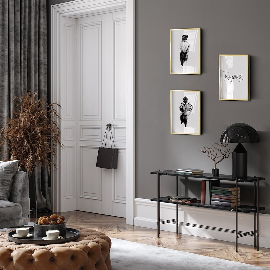 Ramka złota, 13x18 cm, ramka na zdjęcie, Knor - złote ramki do zdjęć i plakatów