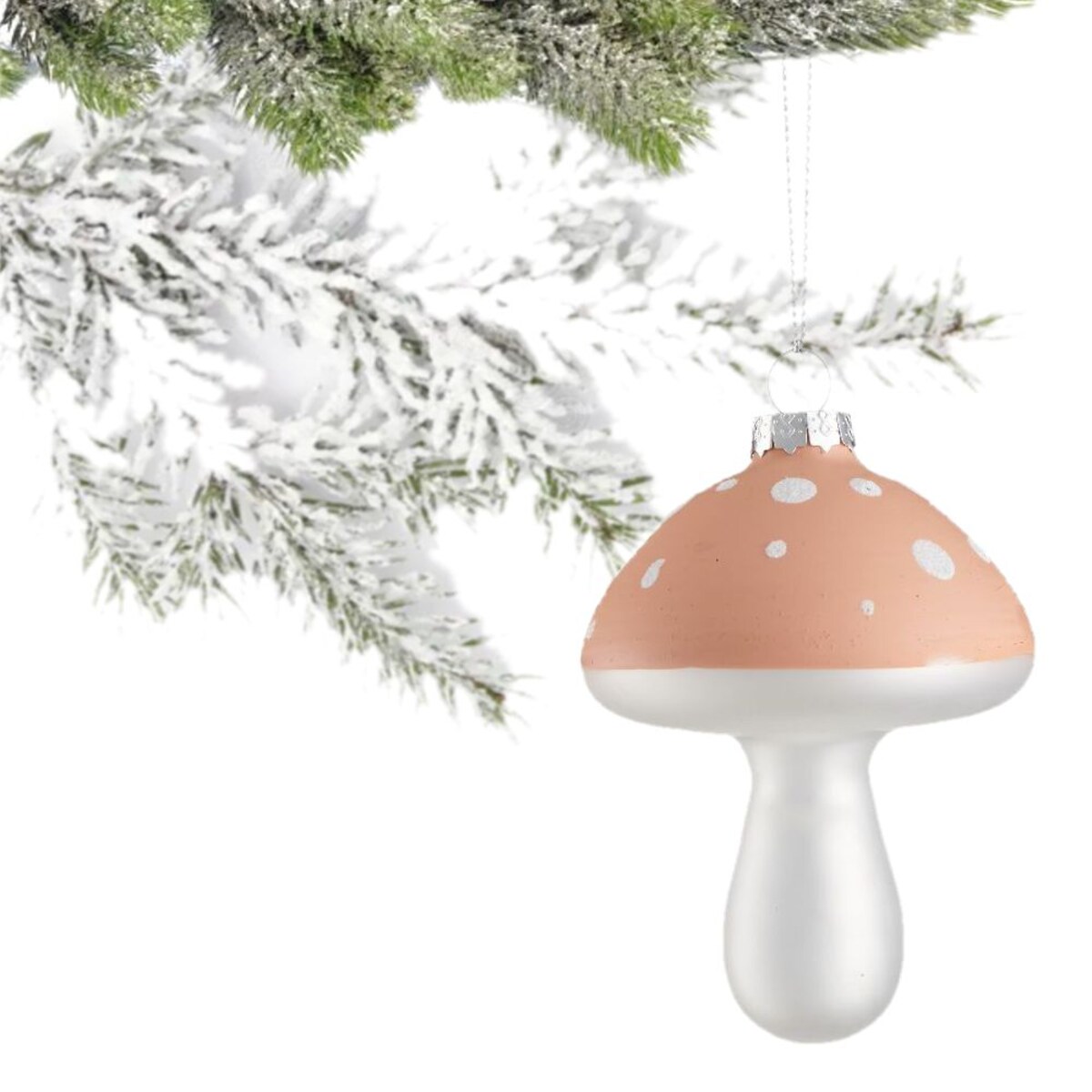 VILLA ITALIA Bombka szklana GRZYBEK 9 cm