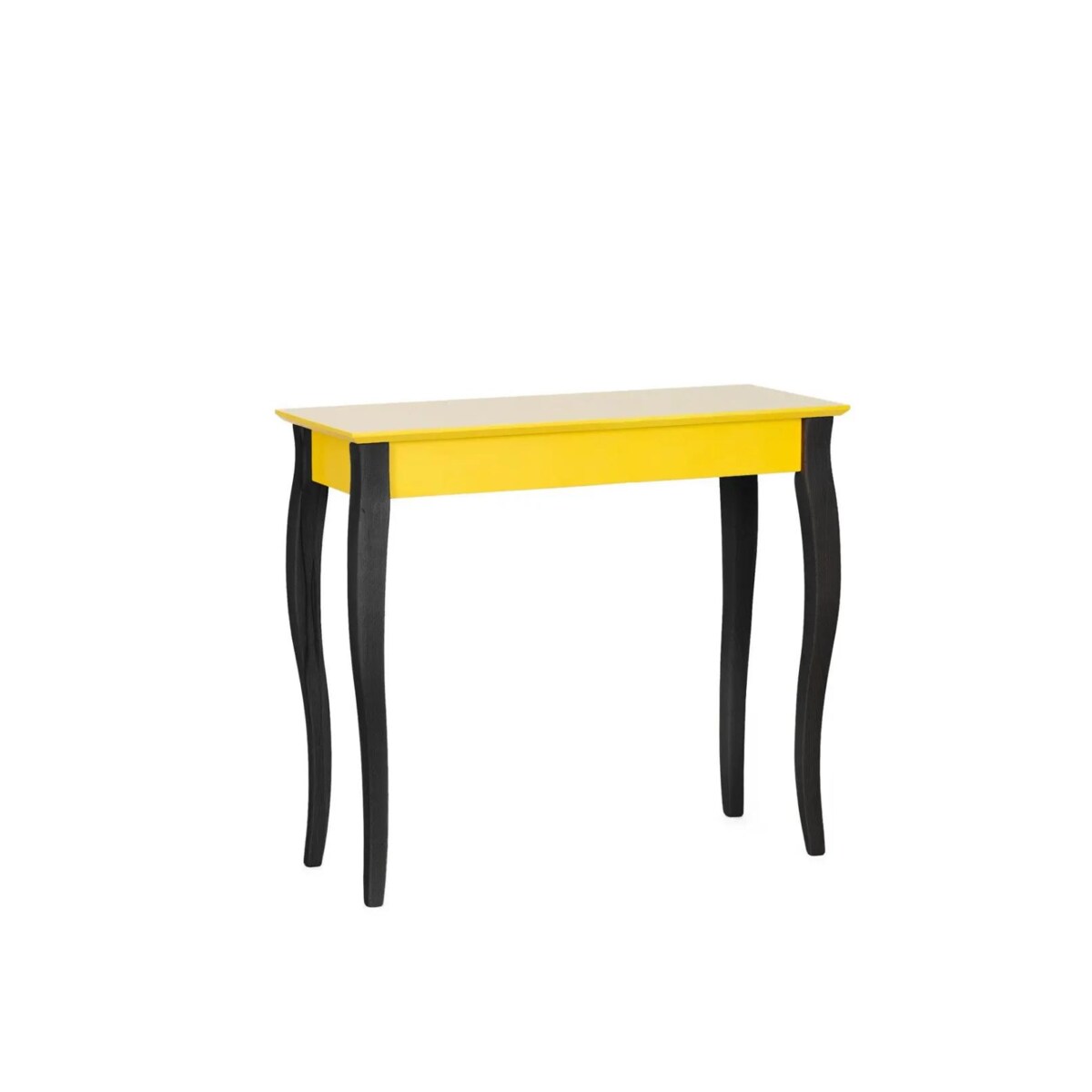 Konsola LILLO 85x35 żółta/czarna
