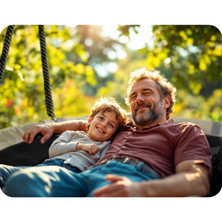 Huśtawka ogrodowa Neo-Sport Swingo bocianie gniazdo fotel wiszący 110 cm czarno-szara