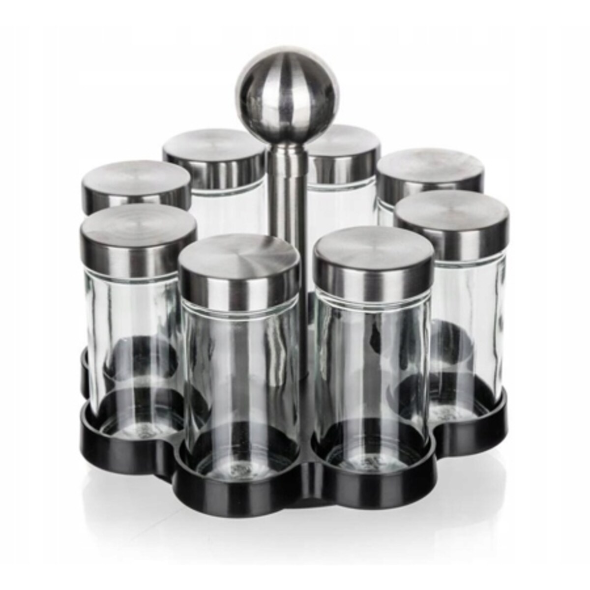 PRZYPRAWNIK pojemnik na przyprawy zestaw do kuchni w stojaku na prezent