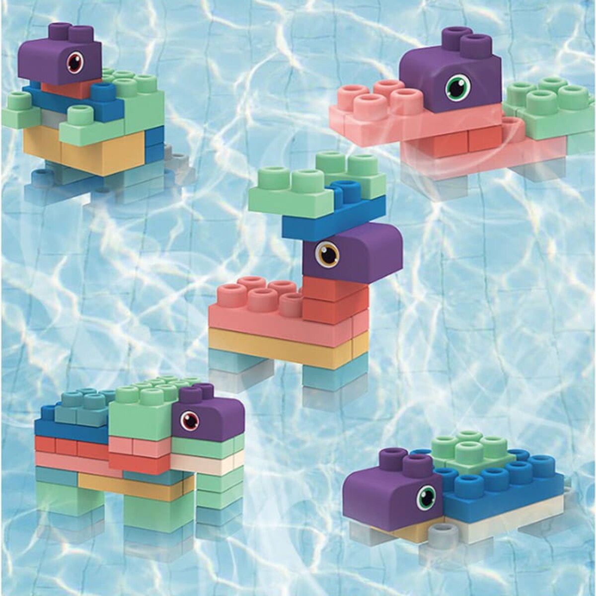 SOFT blocks - miękkie klocki konstrukcyjne 20 elementów