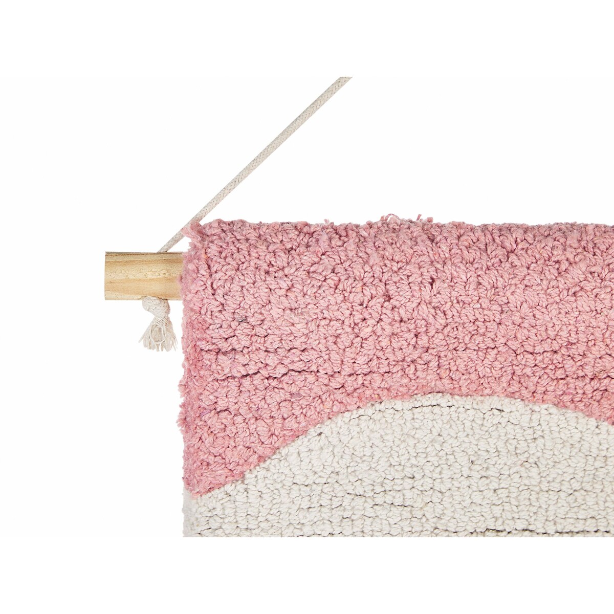 Dekoracja ścienna z frędzlami bawełniana wielokolorowa HASILPUR