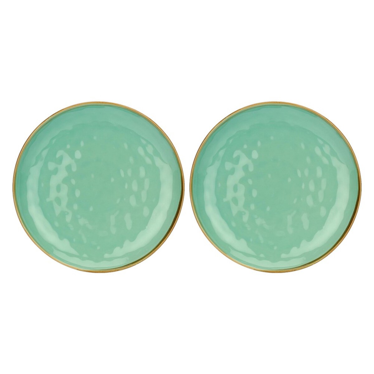 Zestaw 2 półmisków okrągłych Concerto Verde Acqua - Miętowy, 32 cm