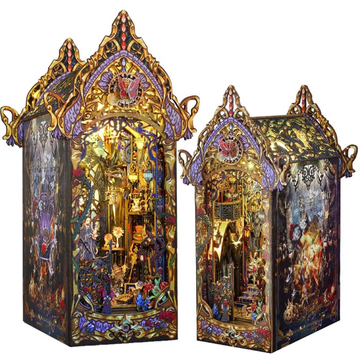 Miniaturowy domek Book Nook - Prawa czarodziejskiej nocy