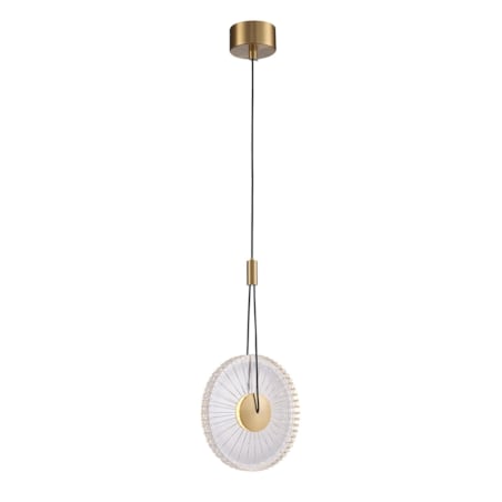 Lampa wisząca SUNBLAST - LED 20 cm, złota