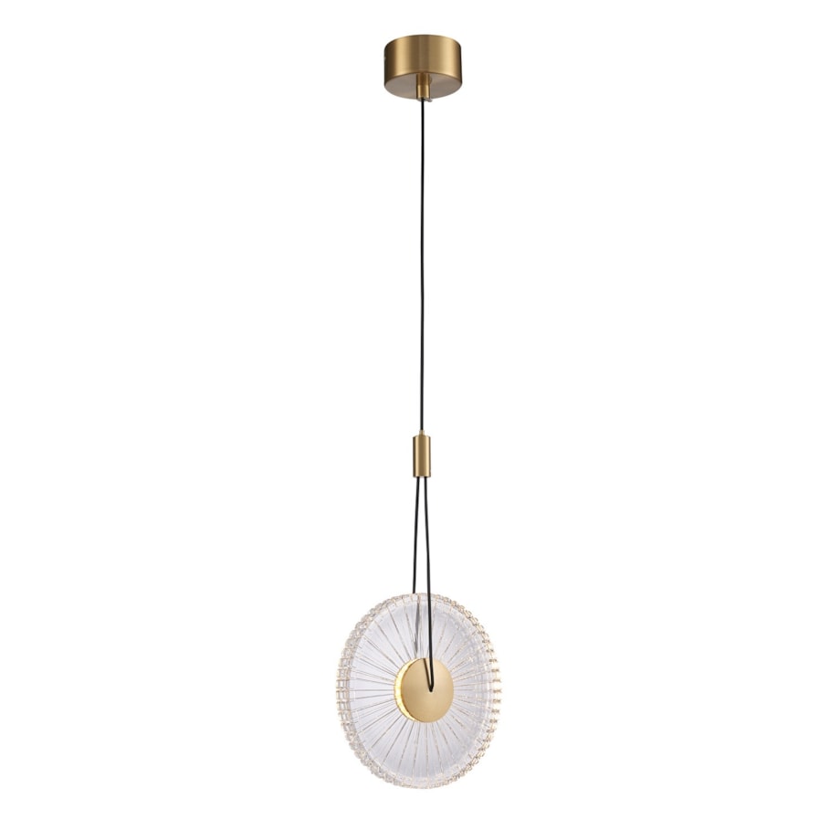 Lampa wisząca SUNBLAST - LED 20 cm, złota