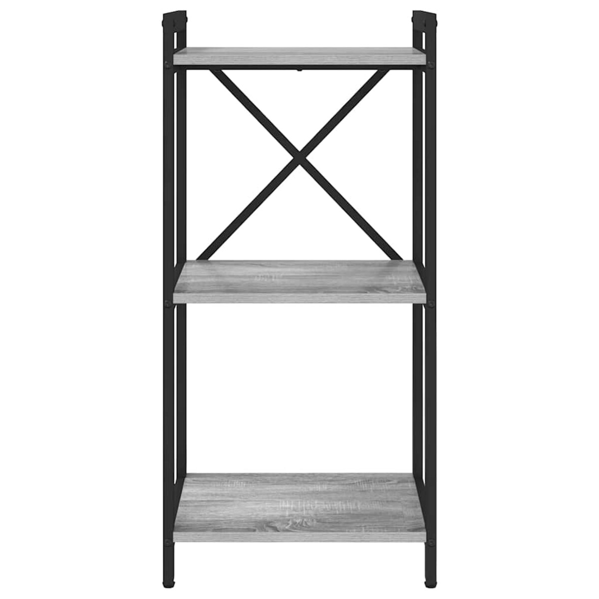 vidaXL Półka na książki Szary dąb sonoma 40 x 30 x 83 cm