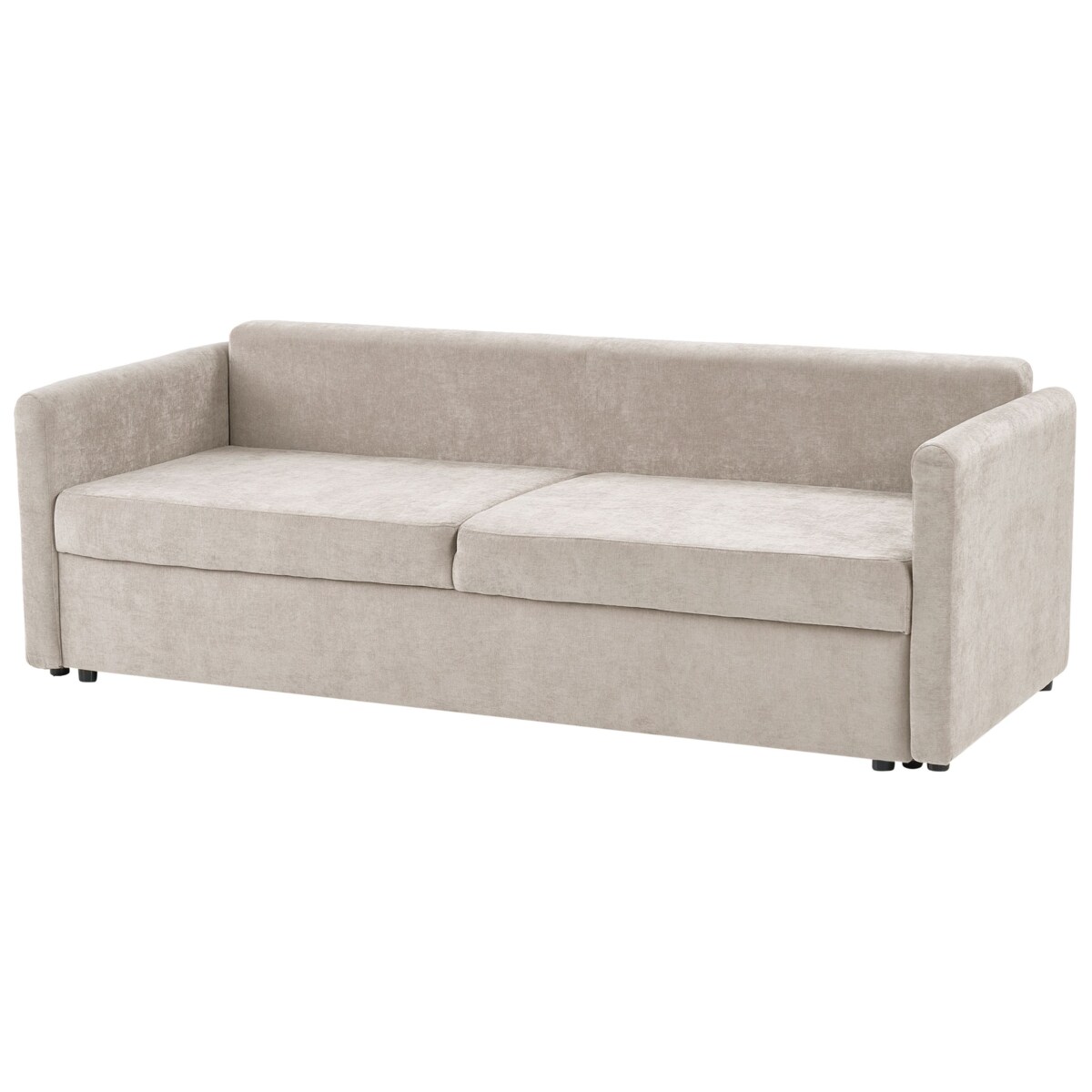 Sofa rozkładana BLEIK Jasnobeżowy Z miejscem do przechowywania