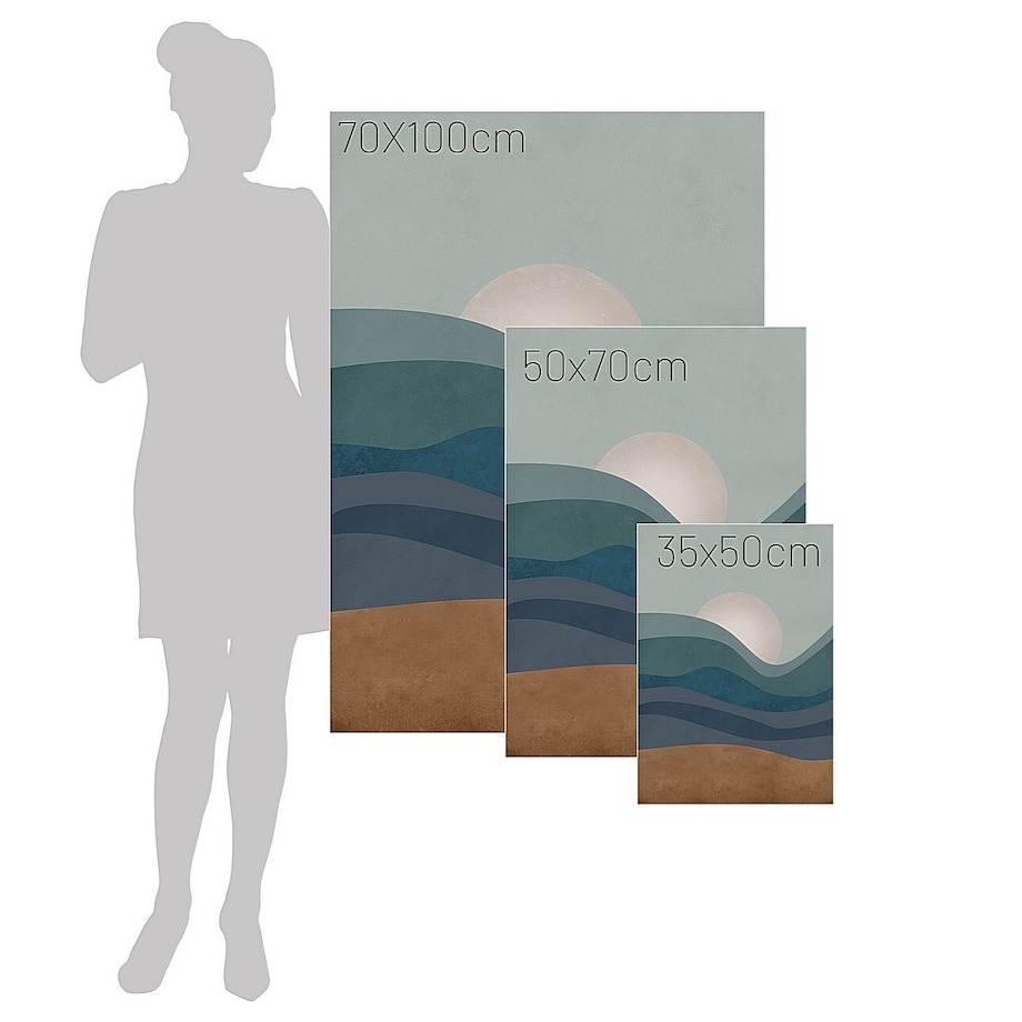 Obraz na płótnie Moon, 50 x 70 cm