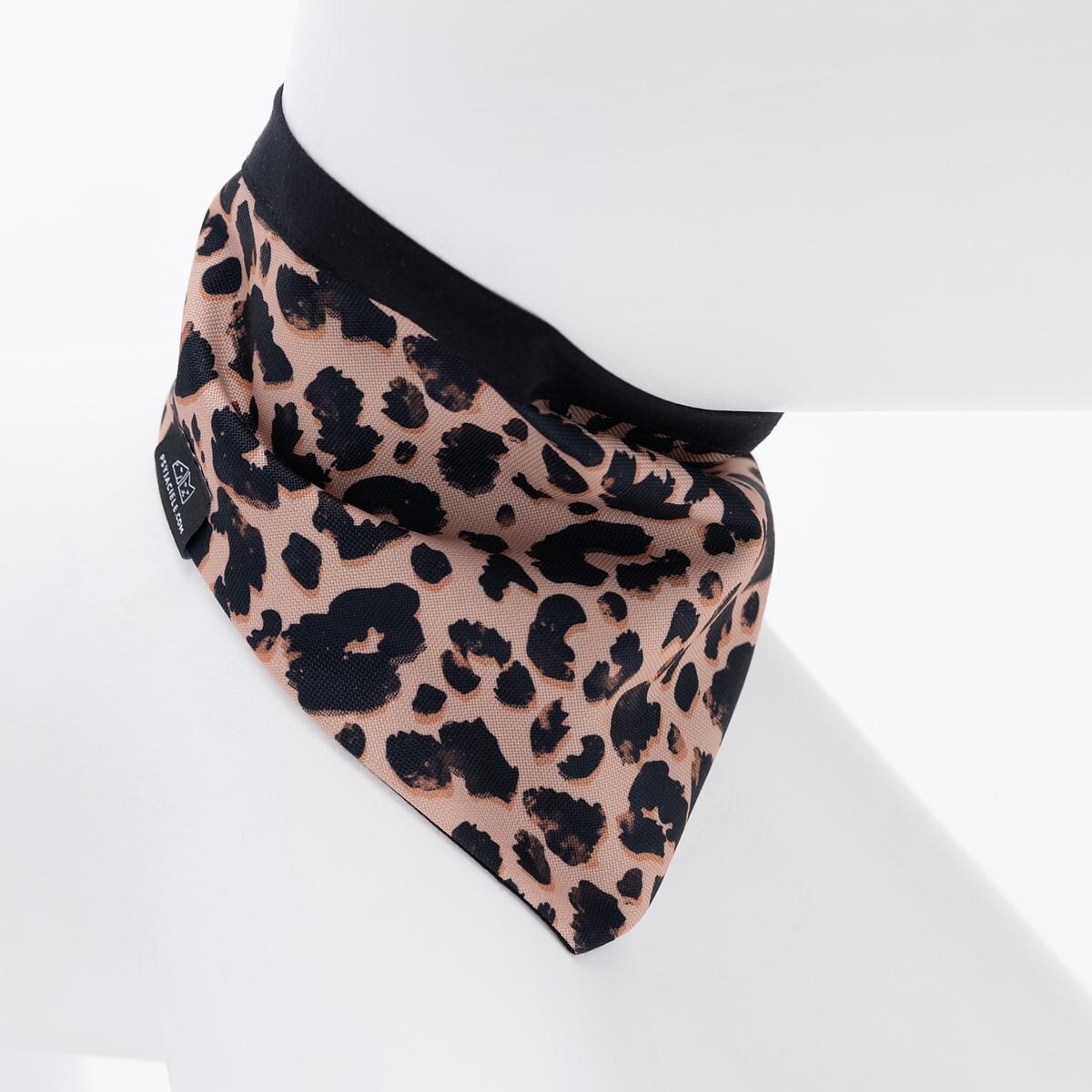 Bandanka "Panterka" - Rozmiar: S, Rodzaj: Zapinana na szyi