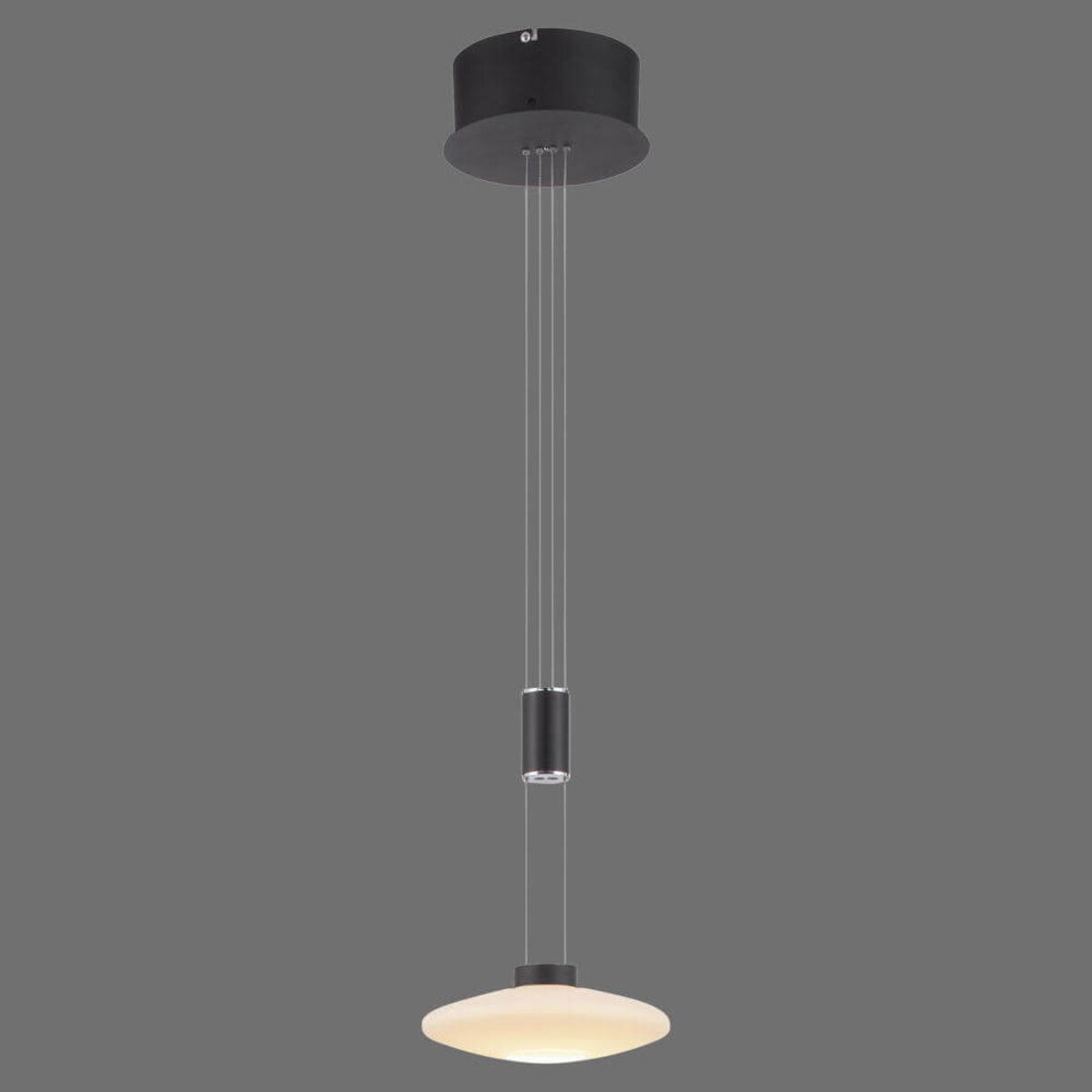 Lampa wisząca Lautada LED 7,5W z funkcją pamięci czarna