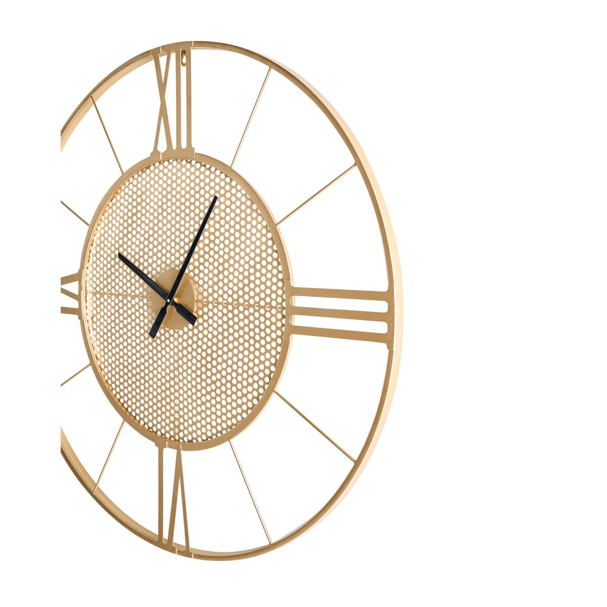 Zegar ścienny BLAMERE 80 cm Metal Złoty