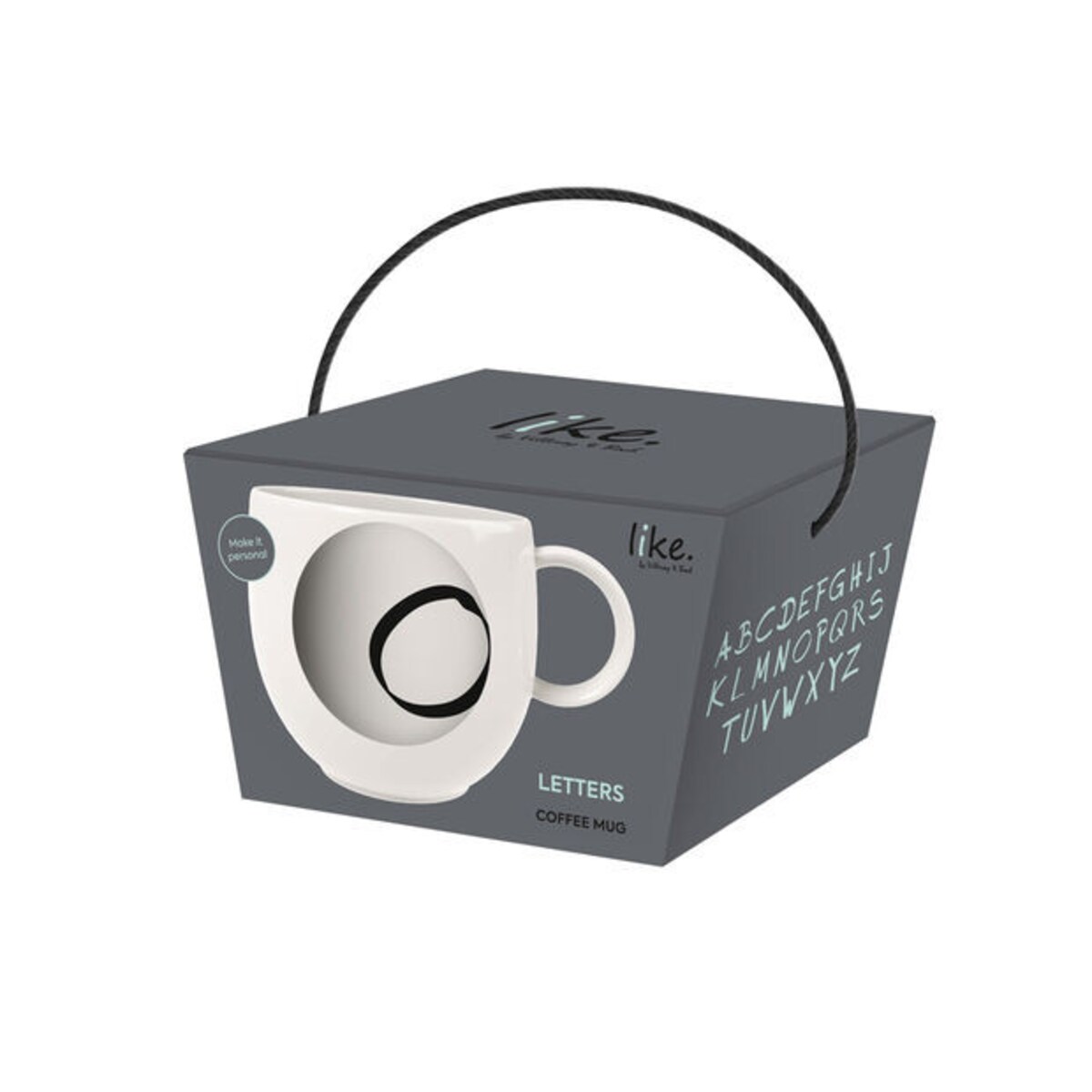 Kubek z literą O Letters, Villeroy & Boch