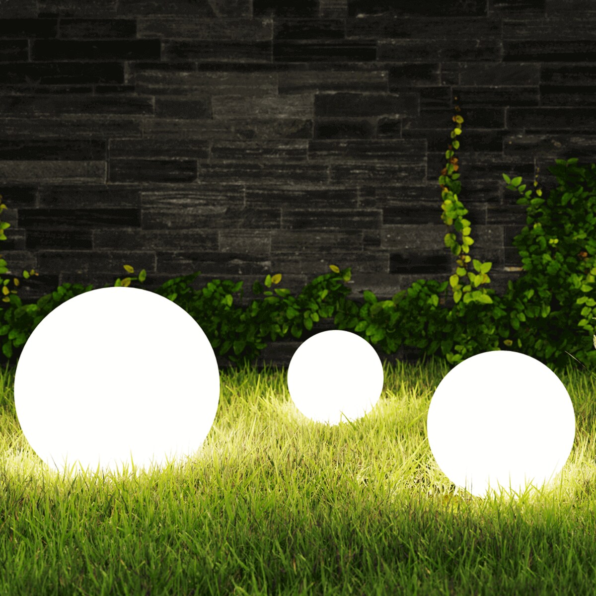 Ogrodowa lampa stojąca Globo EKO0458 Eko-light kula IP44 biała