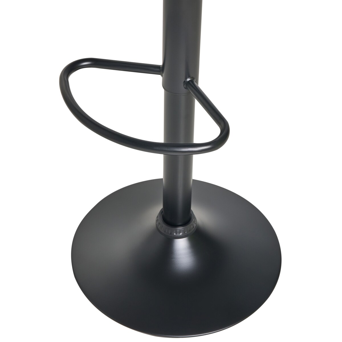 Zestaw 2 hokerów barowych VLORE Ekoskóra Obrotowy Brązowy