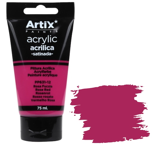 farba akrylowa artix pp631-12 rose red 75ml