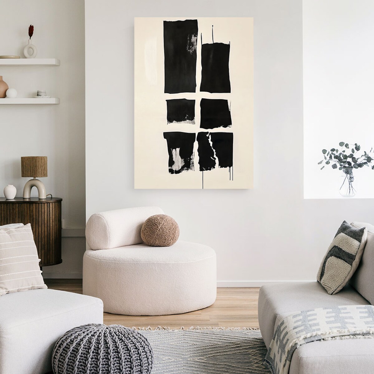 Feeby Obraz na płótnie, Geometryczne Kształty Minimalizm 80x120