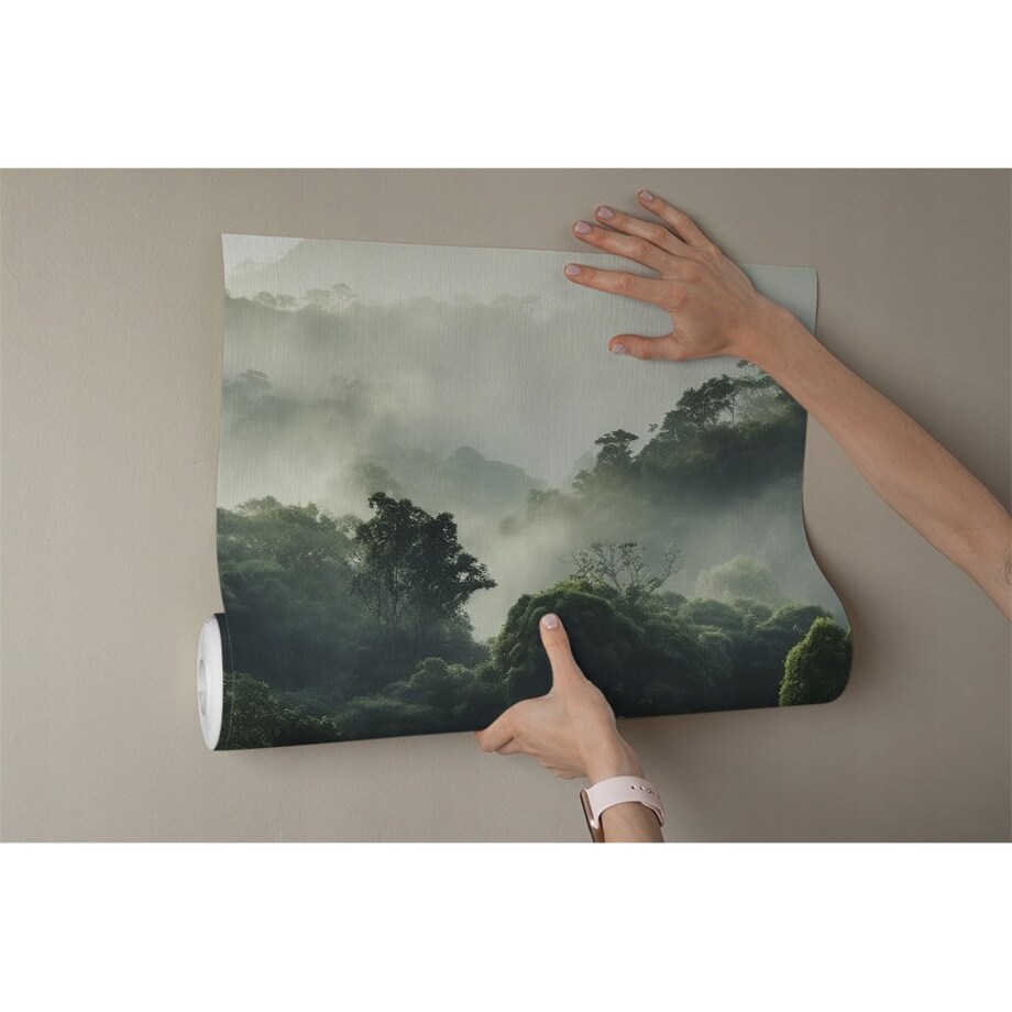 Fototapeta 09-Las_We_Mgle Do Sypialni Salonu Tapeta Ścienna 150X105