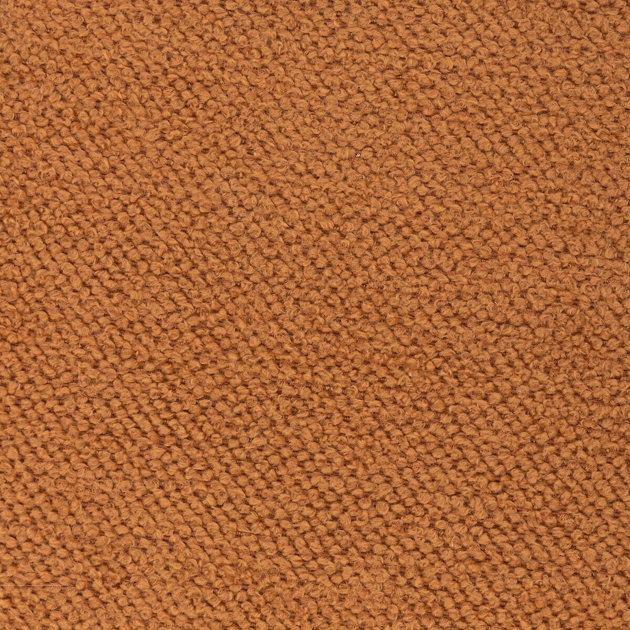 Pufa tapicerowana okrągła AMEA bouclé, Ø 39 cm