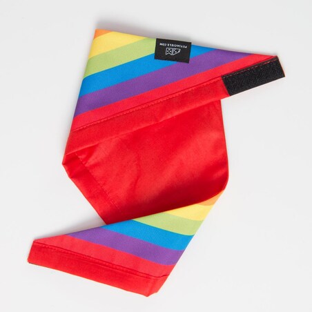 Bandanka "Miłość, równość, gryzaki" - Rozmiar: L, Rodzaj: Zapinana na szyi