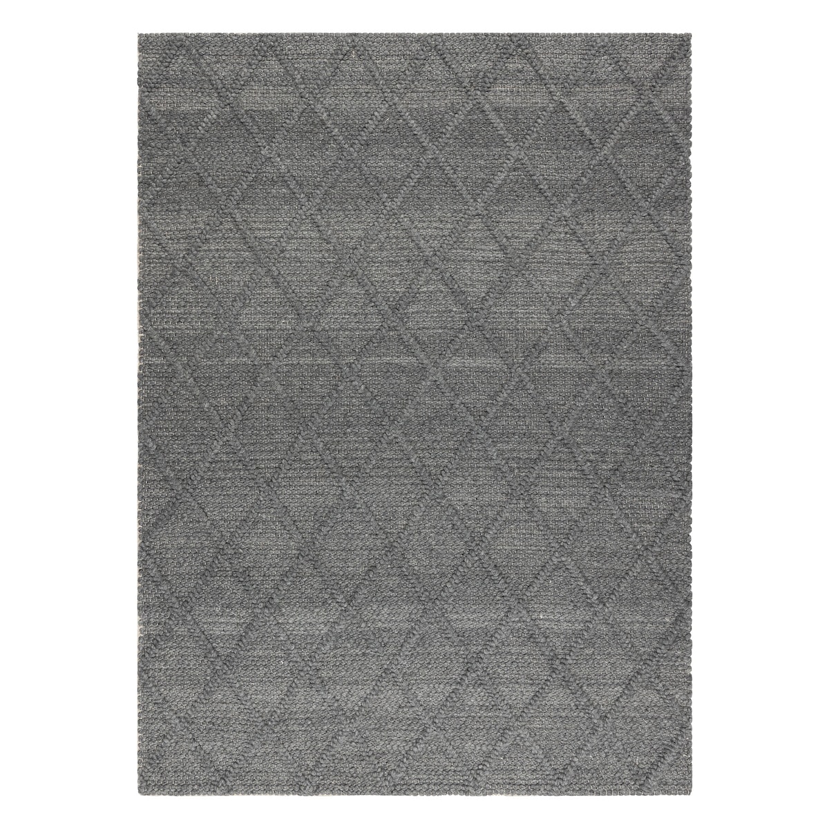 Dywan wełniany TAHAR 99001K antracyt - 200x290 cm