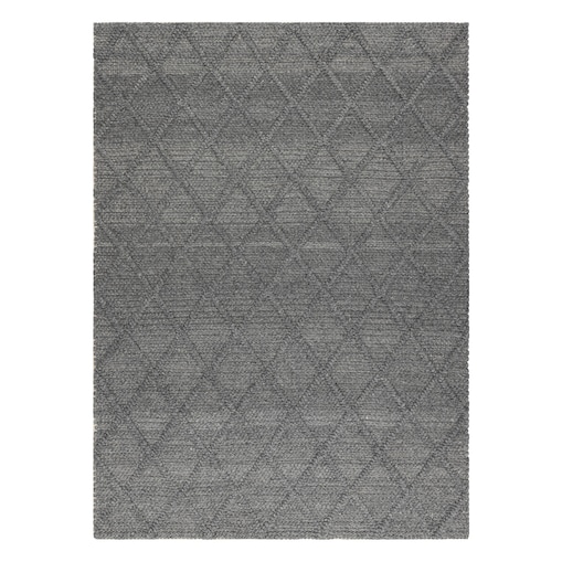 Dywan wełniany TAHAR 99001K antracyt - 200x290 cm