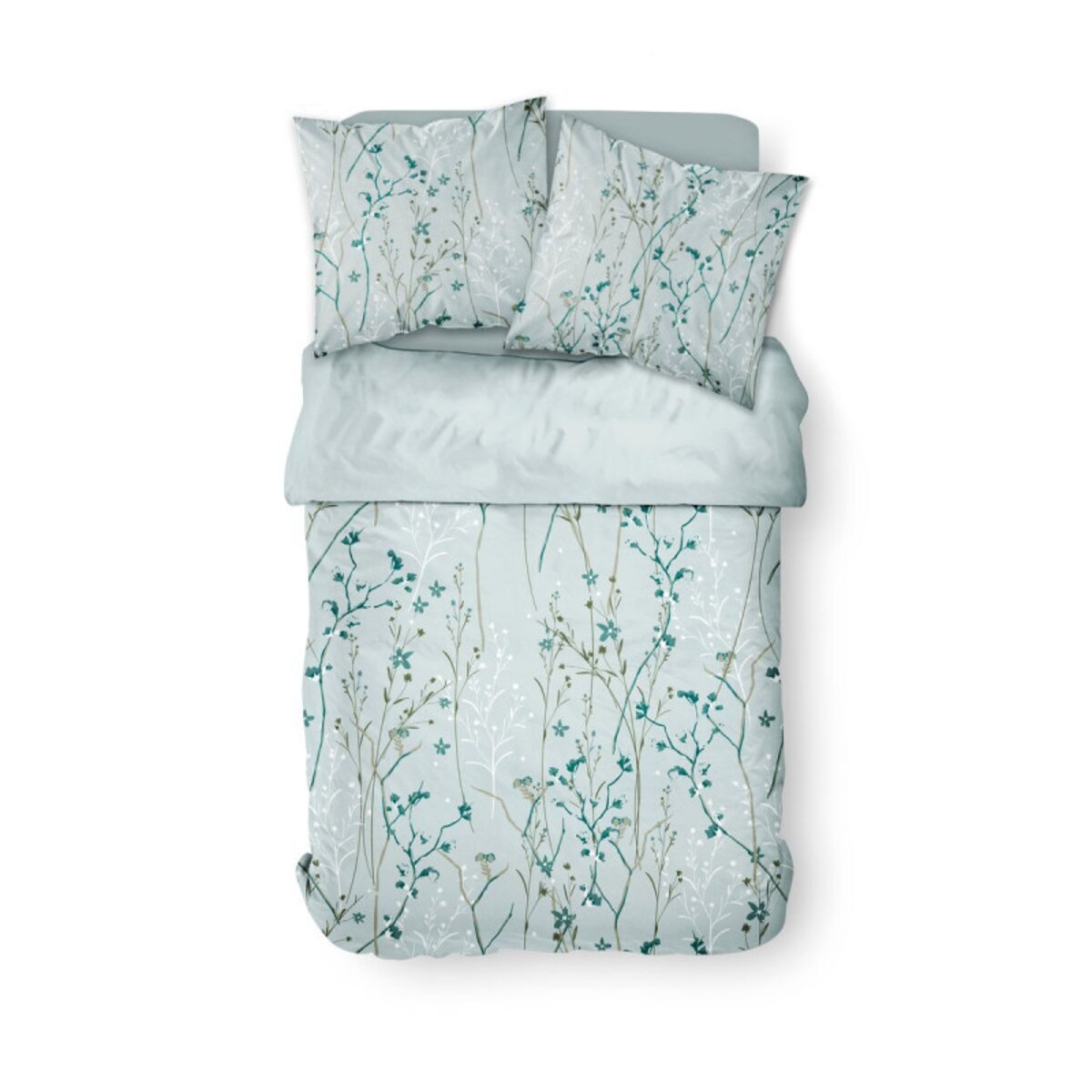 Pościel bawełniana, kołdra i 2 poduszki, 220 x 240 cm, LILIE