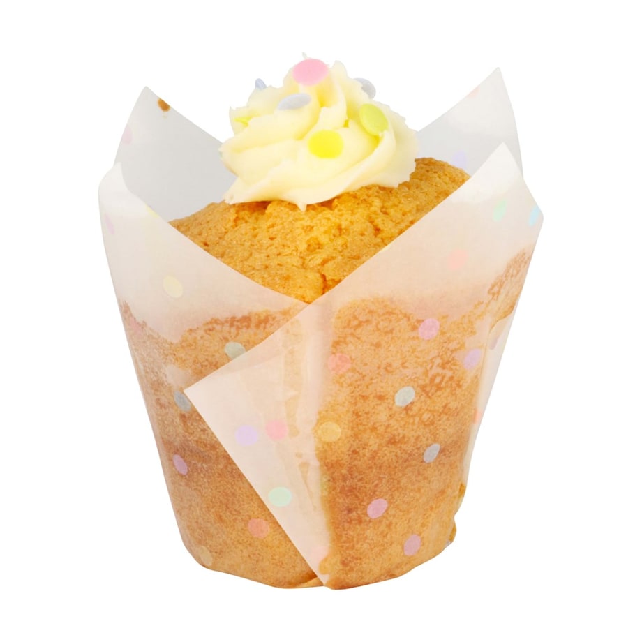 PME Papilotki tulipanowe do muffinek - motyw groszki (24 sztuki)