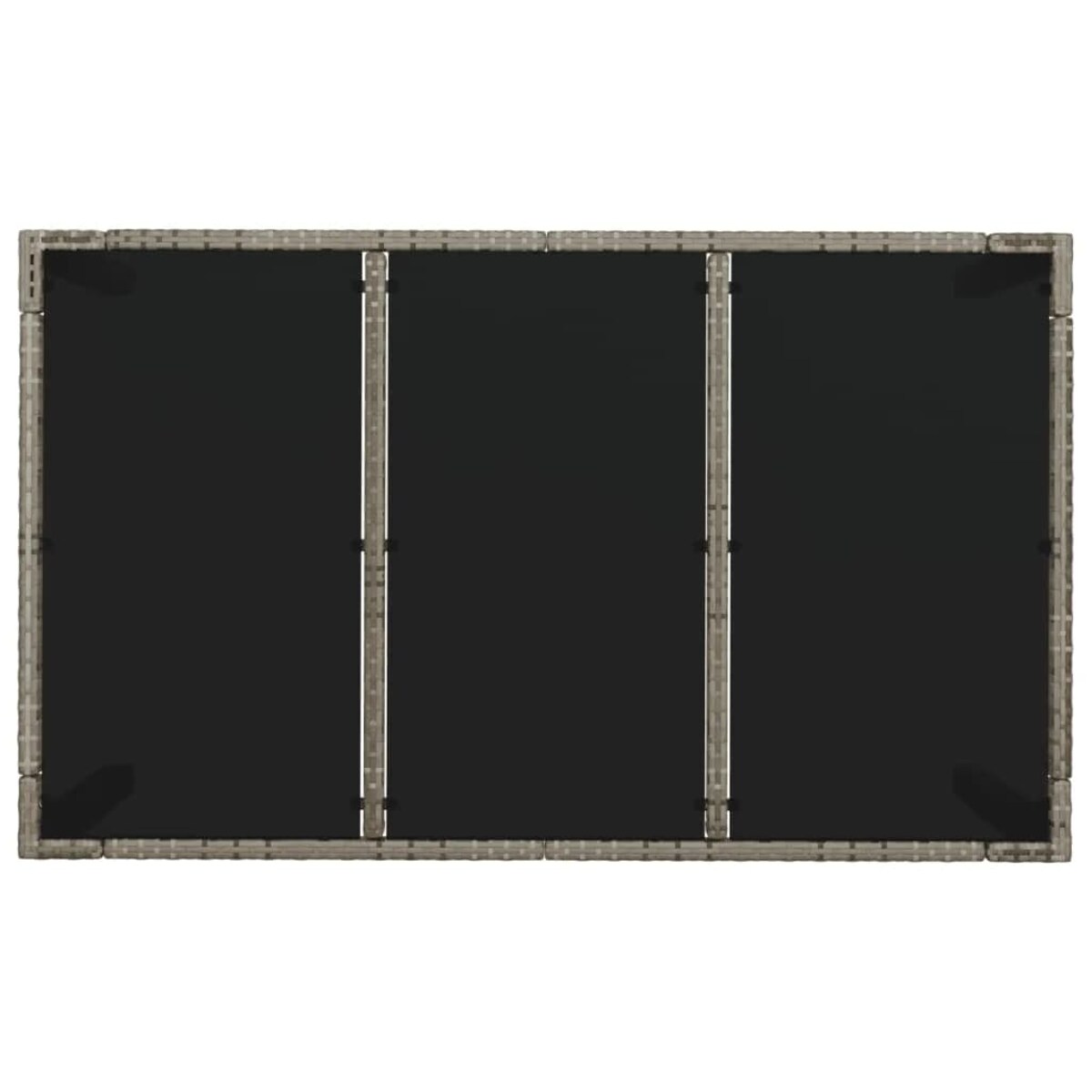 vidaXL 7-cz. zestaw mebli ogrodowych z poduszkami, szary rattan PE