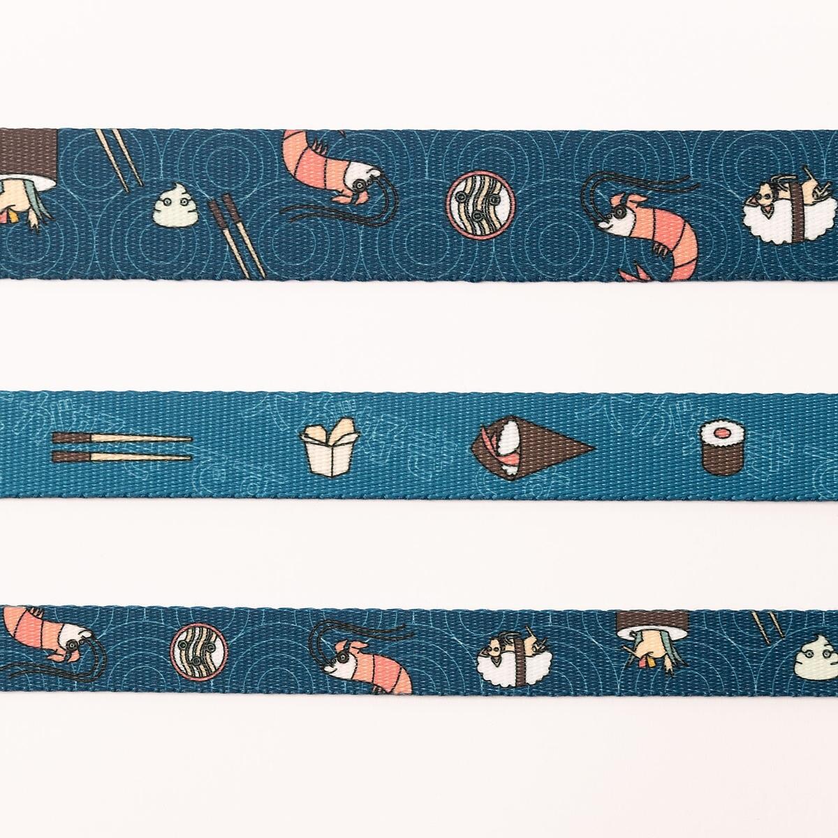 Obroża półzaciskowa dla psa lub kota "Psutomaki" - Szerokość taśmy: 25mm, Rozmiar: L