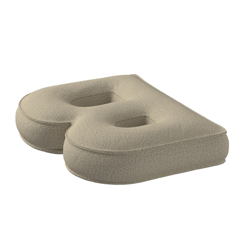 Poduszka literka B, jasny beż, 30x40cm, Boucle