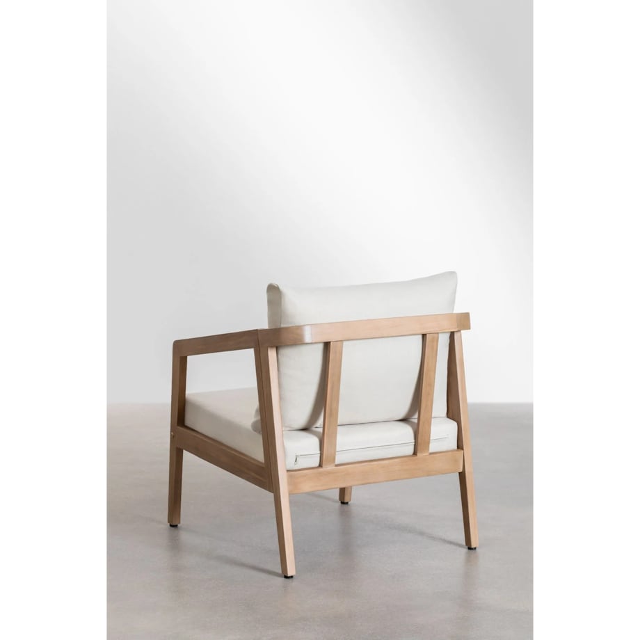 Zestaw ogrodowy: sofa, 2 fotele i stolik z drewna akacjowego Kaela