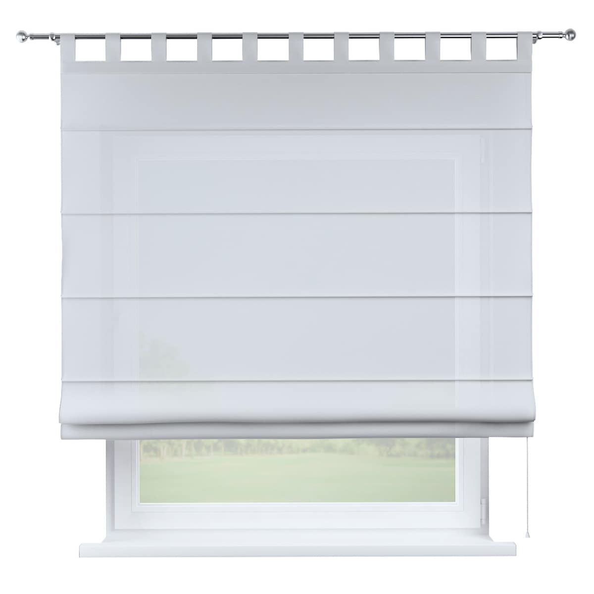 Roleta rzymska Verona 160x170 prześwitujący, złamana biel