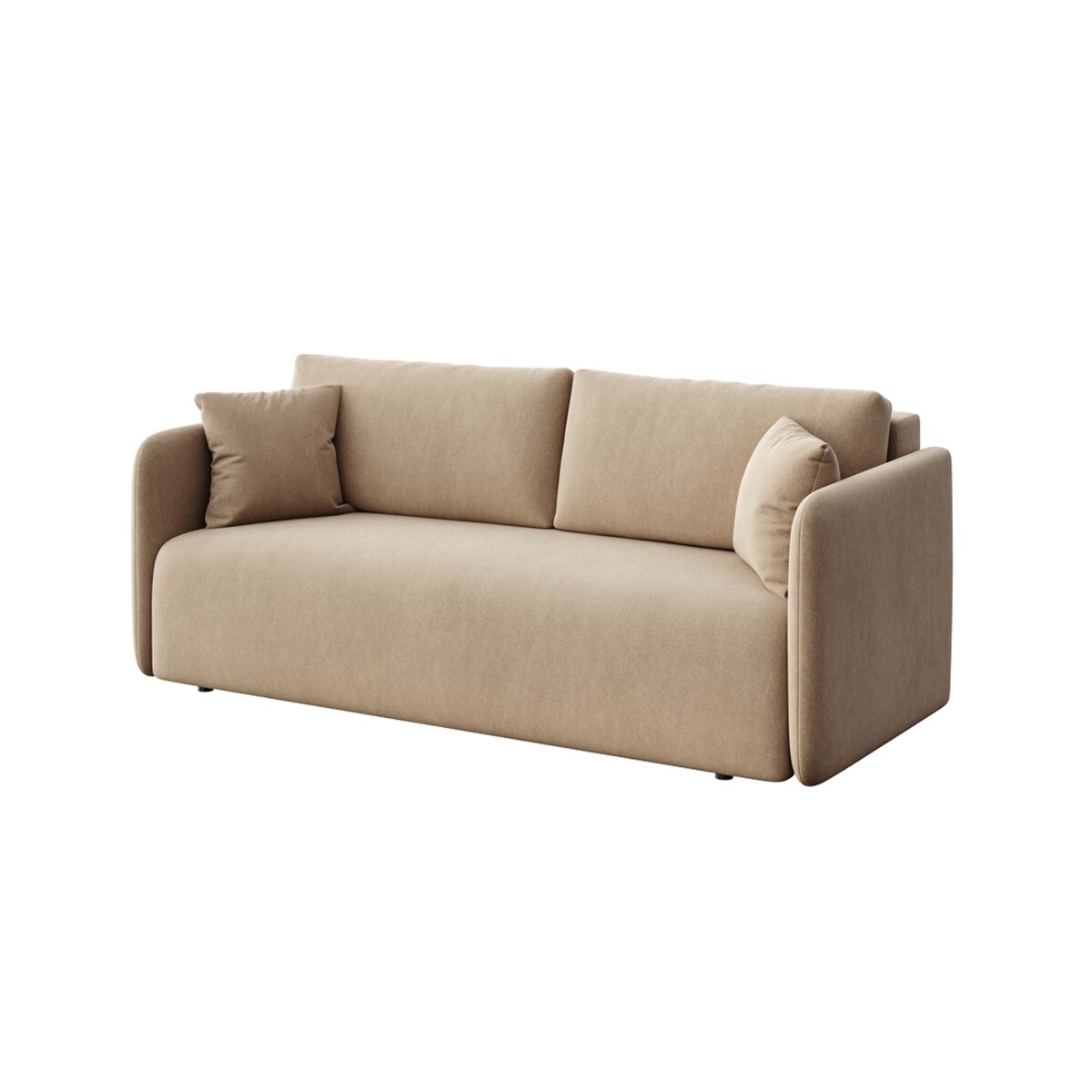 Sofa 3 osobowa Chaum rozkładana camelowa