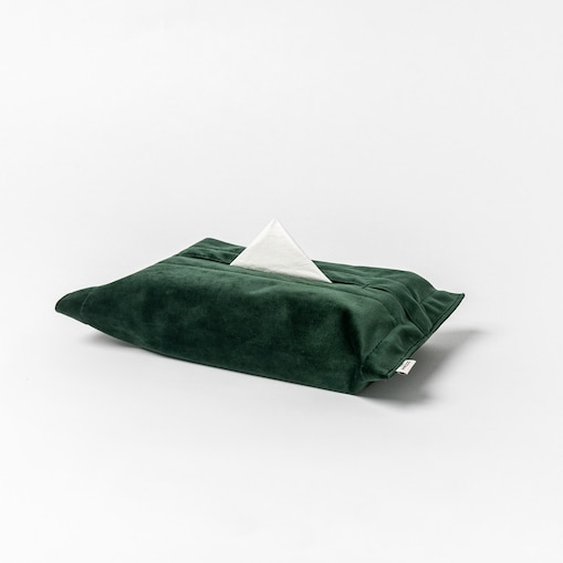 Welurowe Etui na chusteczki Garden