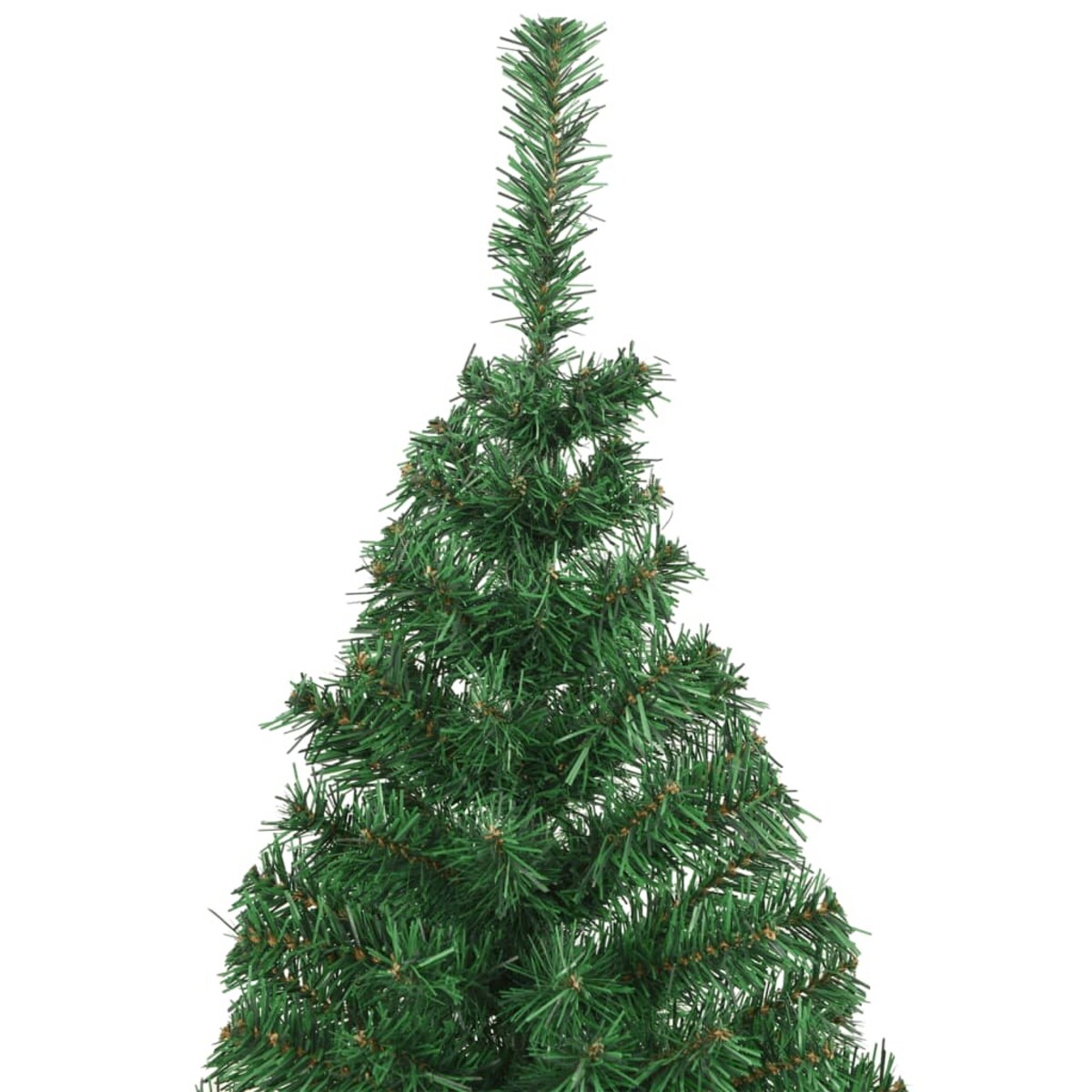 vidaXL Sztuczna choinka o grubych gałązkach, zielona, 210 cm, PVC