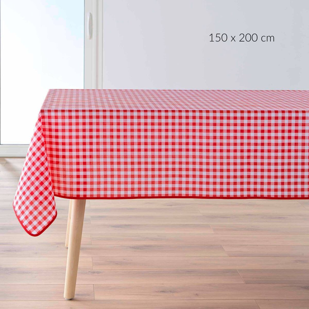 Obrus prostokątny w kratkę, VICHY, 150 x 200 cm